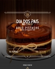 Bolo Dia dos Pais Pistache com Brigadeiro