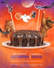 Bolo de Chocolate Caseirinho Halloween - 6 fatias