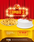 Combo 2 com 50 fritos 