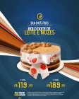 Bolo Doce de Leite e Nozes