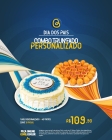 Combo Bolo Trufadinho dia dos Pais 10 fatias + 40 salgadinhos fritos