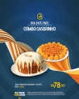 Combo Bolinho Formigueiro Caseiro com Cobertura de Ninho + 40 salgadinhos fritos
